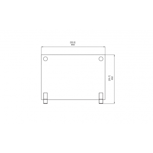 Elegant tempered glass fire screen...