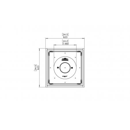 Fireplace Inserts SQUARE 22