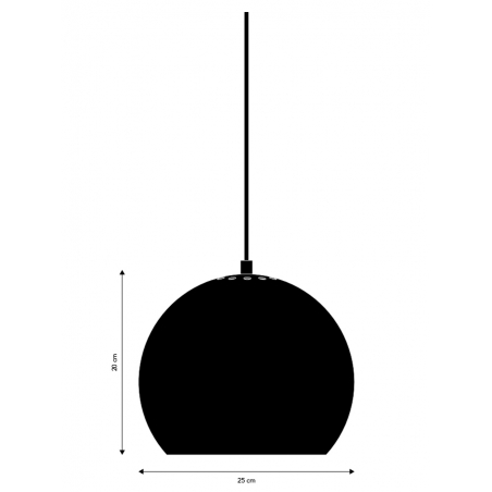 Lampe Frandsen Ball Ø 25 cm – Icône du Design Danois 1968 par Benny Frandsen (Vintage)