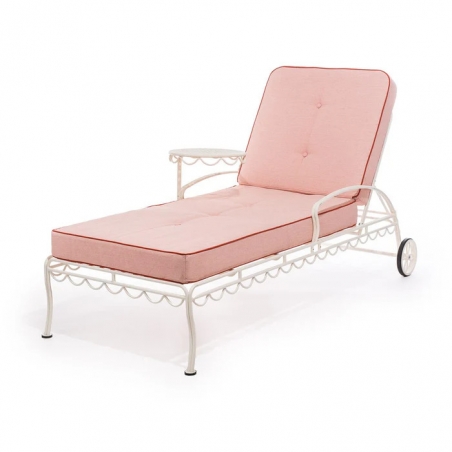 THE AL FRESCO SO LOUNGER FRAME RIVE PINK