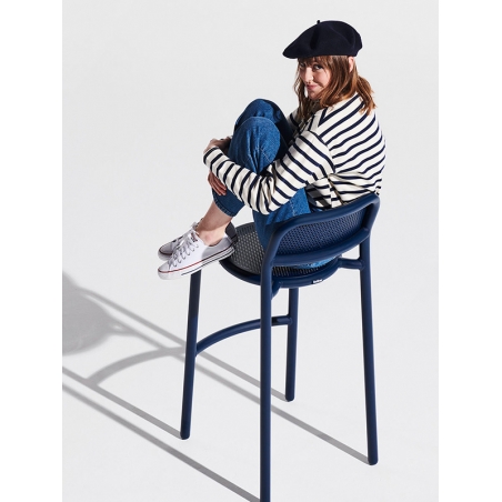 TABOURET D’EXTÉRIEUR TONÍ BARFLY DARK OCEAN – LOT DE 2